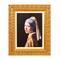 American Art Decor Ornate Framed Girl with a Pearl Earring Canvas Print by Johannes Vermeer - 19.25" x 23.25"